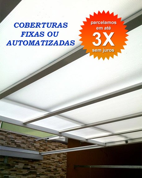 Cobertura em policarbonato