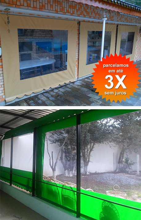 toldo vertical para proteger contra vento e chuva