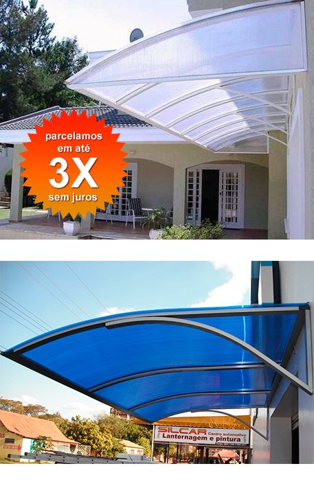 toldo em policarbonato