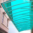 Toldo Fixo em policarbonato translucido